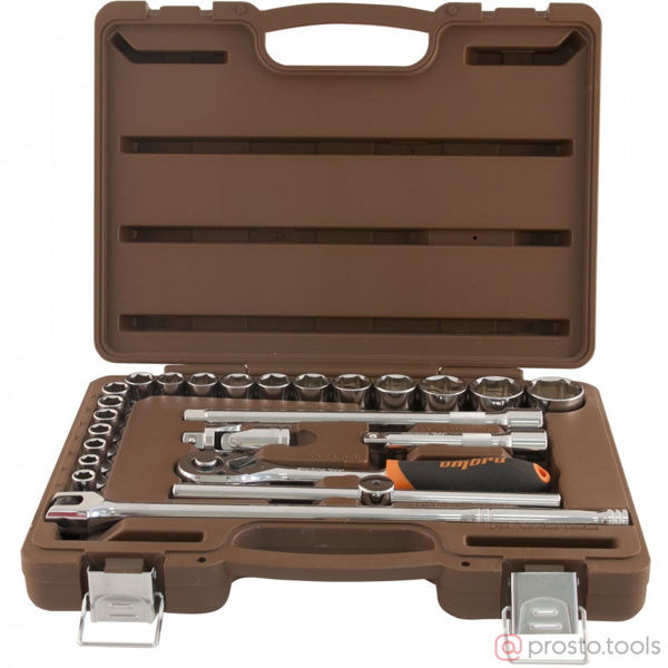 Изображение Набор головок 1/2" 8-32 мм 6 гр. 25 пред. 911225 //OMBRA