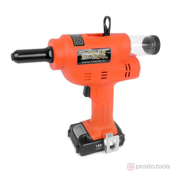 Изображение Заклепочник акк. 2,4-5,0мм M18 M4000 (Li-Ion2Ач) //MESSER