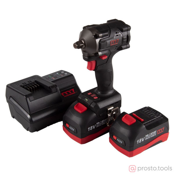 Изображение Гайковерт акк. ударный 1/2" 900Нм DB-1850A 18В Li-Ion укороченный //MIGHTY SEVEN