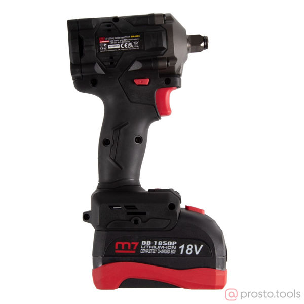 Изображение Гайковерт акк. ударный 1/2" 900Нм DB-1850A 18В Li-Ion укороченный //MIGHTY SEVEN