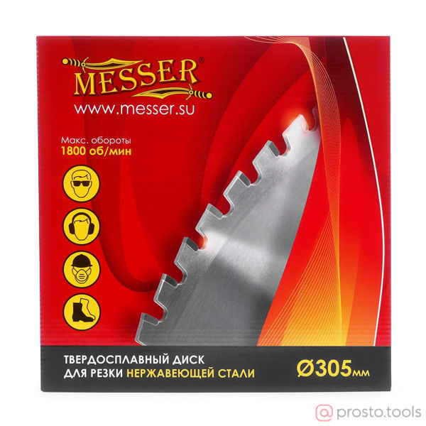 Изображение Диск пильный 305х25,4х1,8/2,2х80T //MESSER