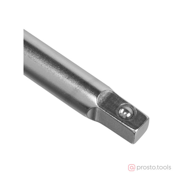 Изображение Вороток 1/4" 150х40 мм хромированный Г-образный crv, матовый хром //DENZEL