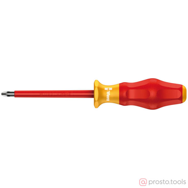 Изображение Отвертка крестовая 150мм PH1 до 1000В 1162 i PH VDE Kraftform Comfort //WERA