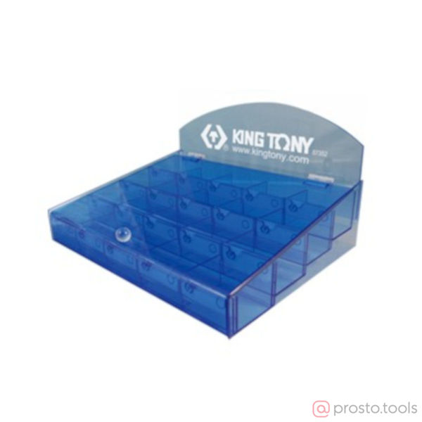 Изображение Стенд для вставок (бит), 20 отделений //KING TONY (ПОД ЗАКАЗ)
