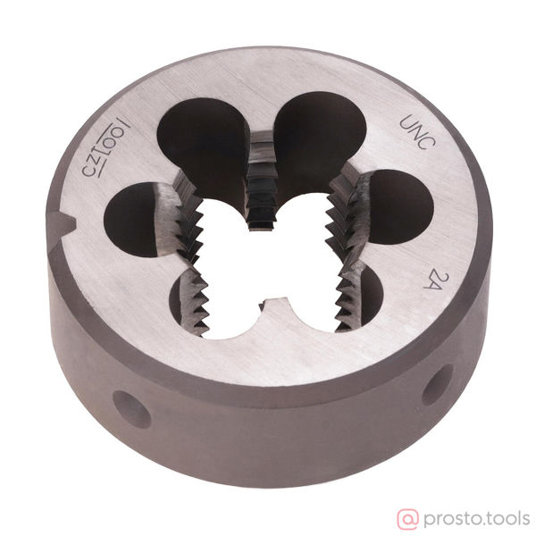 Изображение Плашка дюймовая UNC 3/8" 16 ниток/дюйм 115CrV3 DIN EN 22568 2A 30x11мм //Bucovice Tools