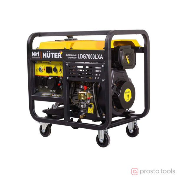 Изображение Генератор диз. 5/5,5кВт LDG 7000LXА //HUTER