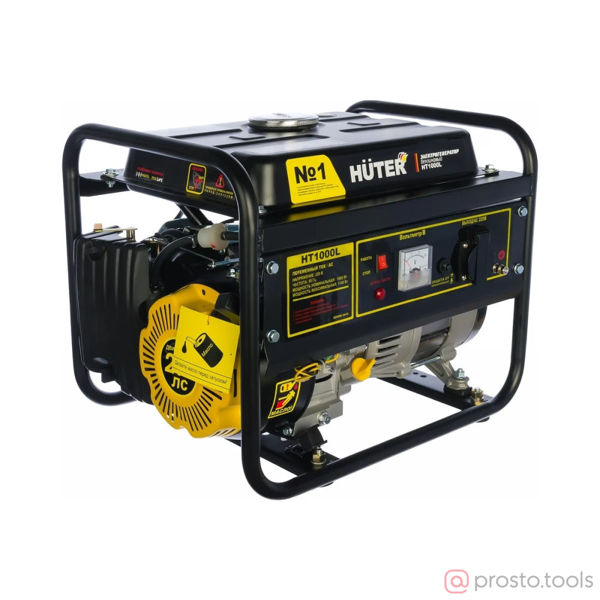 Изображение Генератор бенз. 1/1,1кВт HT1000L //HUTER