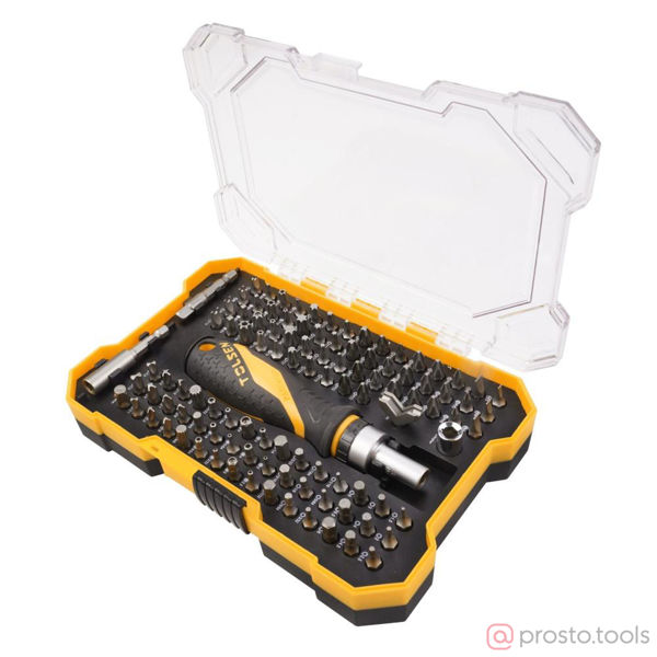 Изображение Набор вставок (бит) 1/4" TORX, HEX, PZ, PH, SLOT, 105пр. //TOLSEN