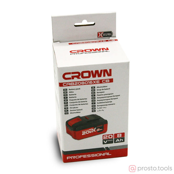 Изображение Аккумулятор 20V 8,0Ач CAB208016XE cb//CROWN