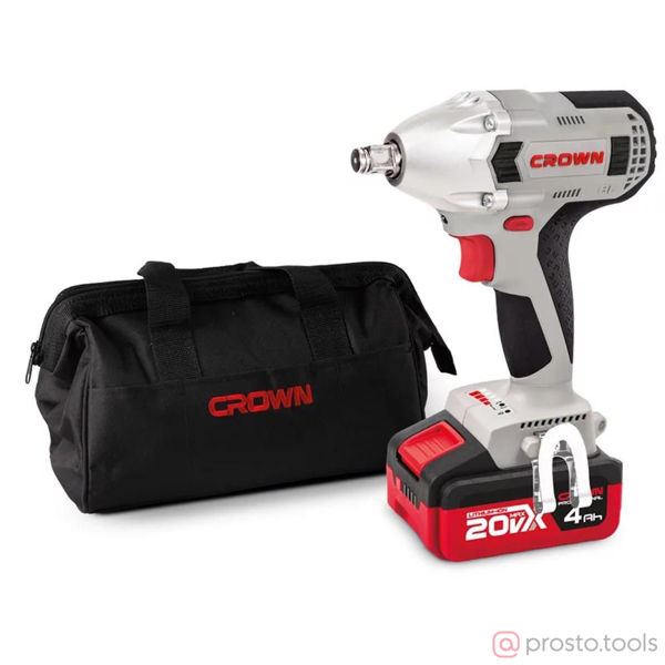 Изображение Гайковерт акк. ударный 1/2" 320Нм 20В CT22015HX-4 TB //CROWN
