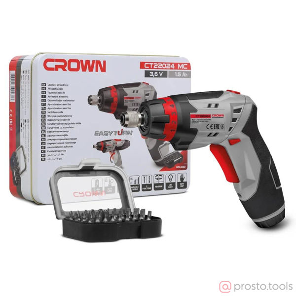 Изображение Отвертка акк. 3,6В CT22024 MC //CROWN