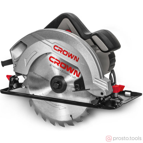 Изображение Пила дисковая 1500Вт 5500об/мин 190мм CT15188-190 //CROWN
