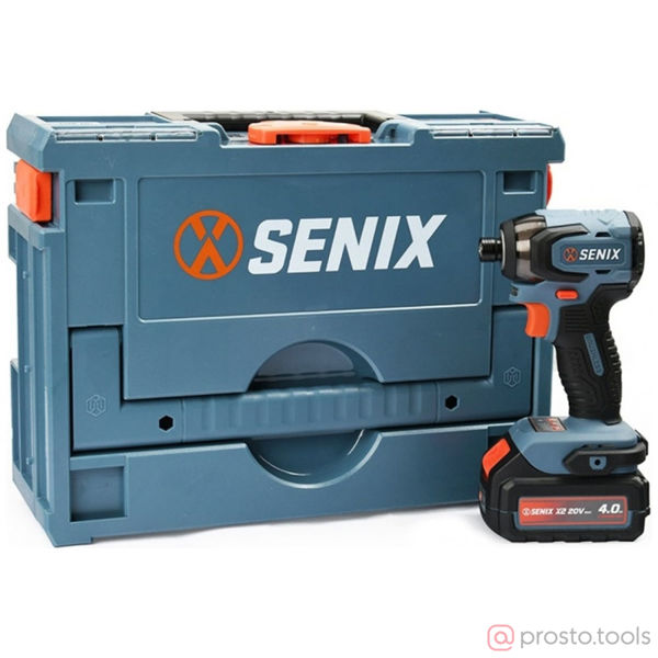 Изображение Винтоверт акк. 180Нм 20В импульсный (1х4Ач ЗУ кейс) //SENIX