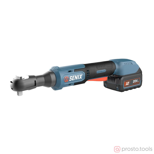 Изображение Трещотка акк. 1/2'' 20В 1х2,0Ач Li-Ion з/у 75Нм //SENIX