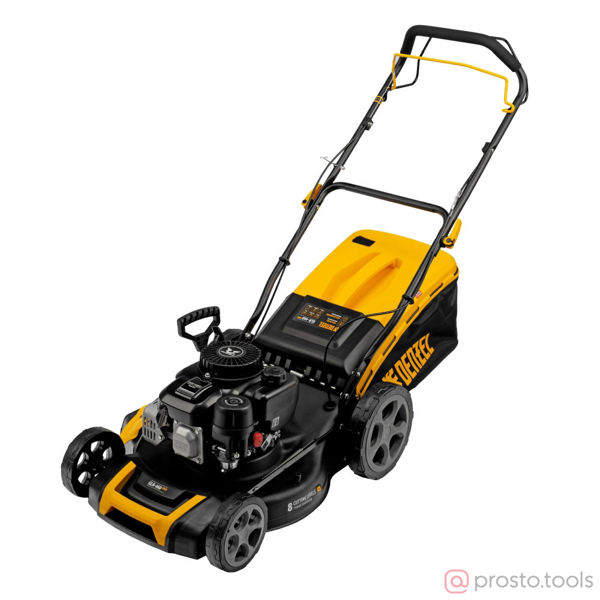 Изображение Газонокосилка бенз. GLR-460SP-ZS, 149 куб.см., шир. 46 см,самоход.,8 уров.,травосб. 65 л //Denzel