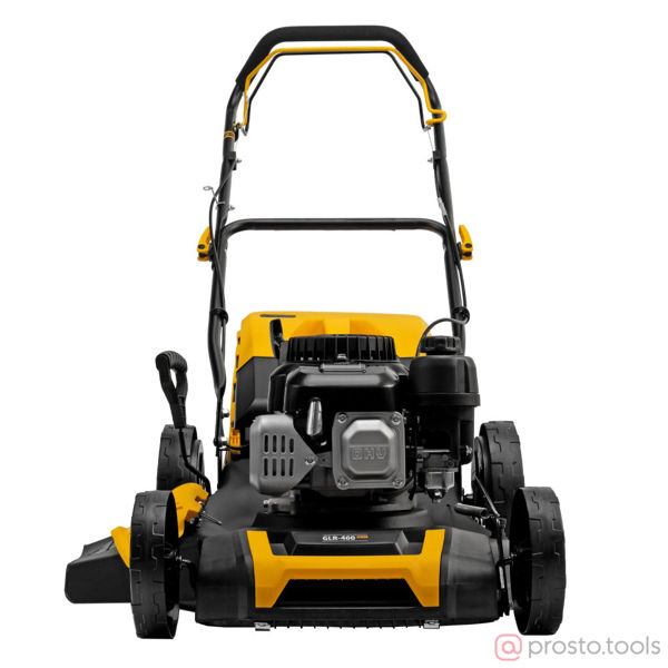 Изображение Газонокосилка бенз. GLR-460SP-ZS, 149 куб.см., шир. 46 см,самоход.,8 уров.,травосб. 65 л //Denzel