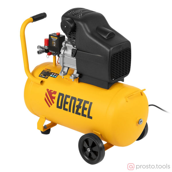 Изображение Компрессор DC1500/50 1,5 кВт, 220 л/мин, 50 л //DENZEL