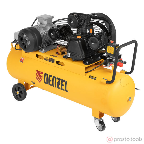 Изображение Компрессор BCW3000-T/100 3,0 кВт, 520л/мин, 100л //DENZEL