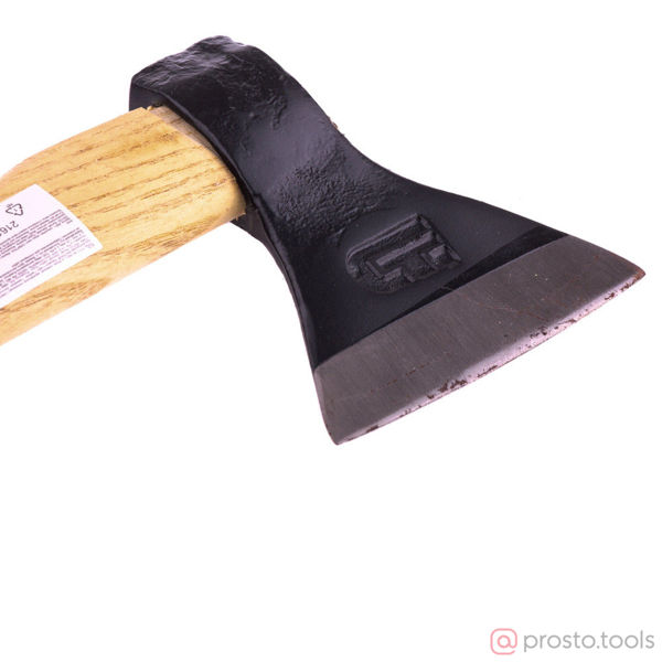 Изображение Топор ТП11-06, 600 г, в сборе, кованый, деревянное топорище// Сибртех