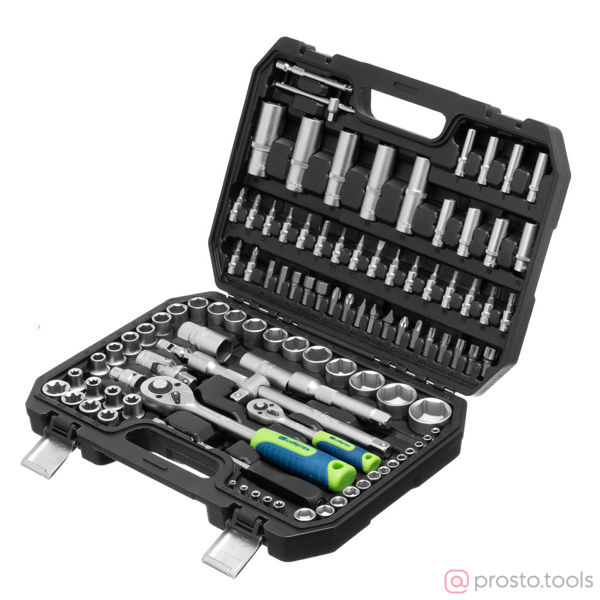 Изображение Набор инструмента 108 пр. 1 /2", 1/4" //СИБРТЕХ