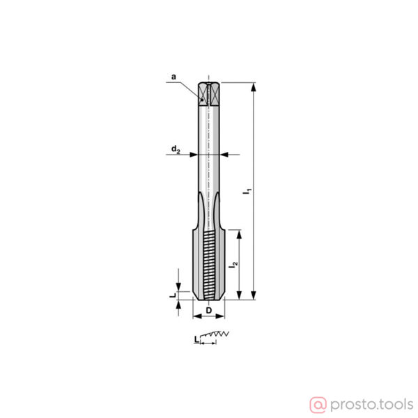 Изображение Метчик компл. М27х2 2шт. HSS CSN223010 2n //Bucovice Tools