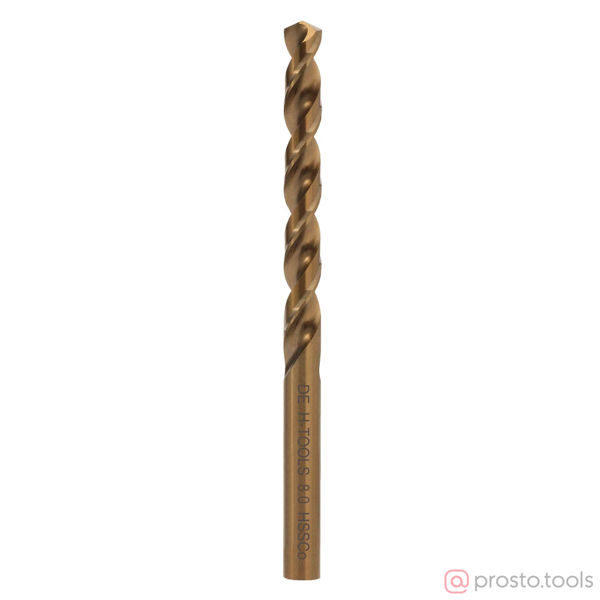 Изображение Сверло ц/х 7,8х75х117 HSSE-Co5 DIN338 VA h8 130° //H-Tools