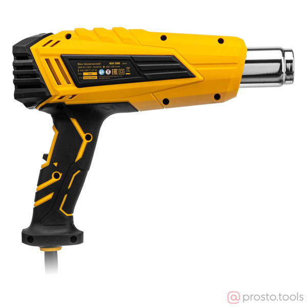 Изображение Фен технический 2000Вт, 350/600 гр., HGH-2000 //Denzel