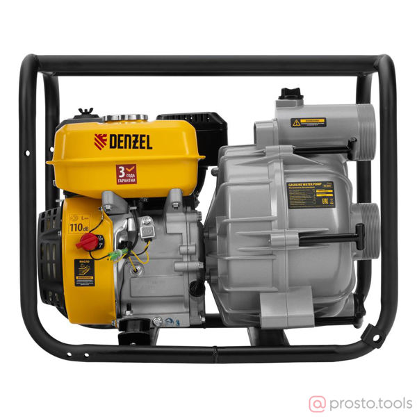 Изображение Мотопомпа бензиновая PX-80D7 //DENZEL