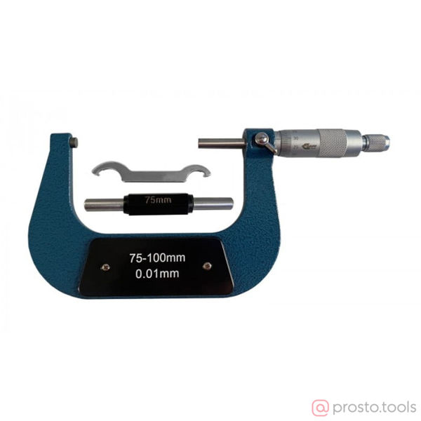 Изображение Микрометр гладкий МК-100-1 ГОСТ 6507-90 (пр-во Guilin Measuring) //GRIFF