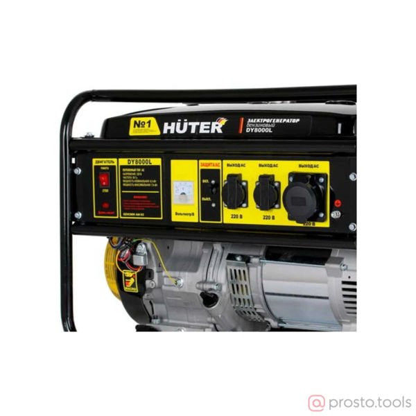 Изображение Генератор бенз. 6,5/7кВт DY8000L //HUTER