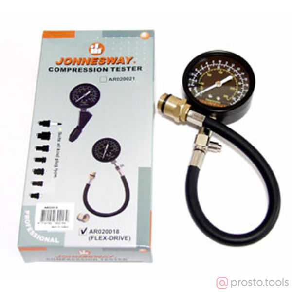 Изображение Компрессометр бензиновый, 0-20 атм AR020018 //JONNESWAY