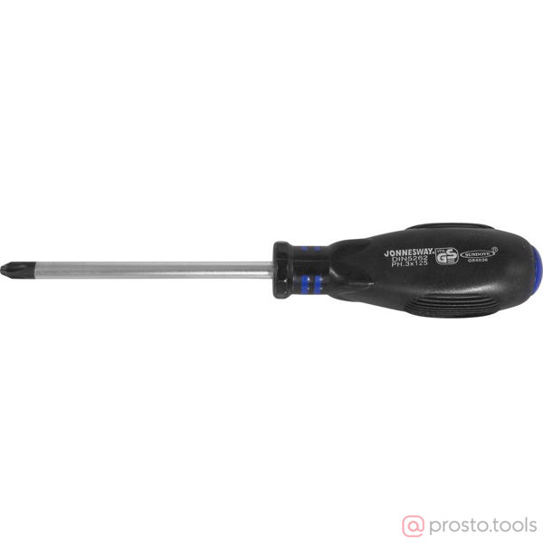 Изображение Отвертка крестовая 150мм PH3 HERCULES D03P3150 //JONNESWAY