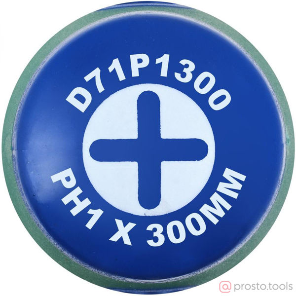 Изображение Отвертка крестовая 300мм PH1 ANTI-SLIP GRIP D71P1300 //JONNESWAY