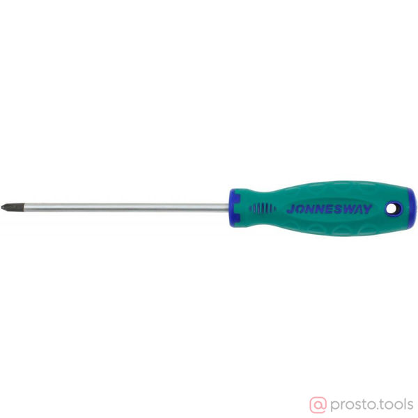 Изображение Отвертка крестовая 150мм PH2 ANTI-SLIP GRIP D71P2150 //JONNESWAY