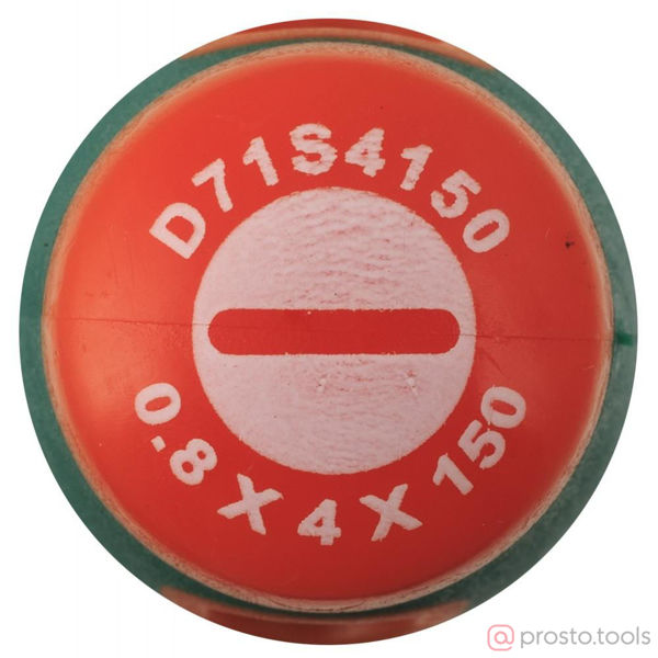 Изображение Отвертка шлицевая 150х4,0 ANTI-SLIP GRIP D71S4150 //JONNESWAY