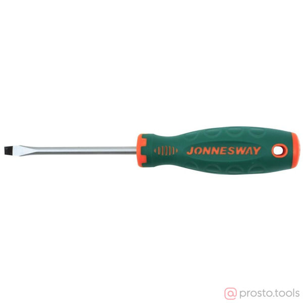 Изображение Отвертка шлицевая 300х6,5 ANTI-SLIP GRIP D71S6300 //JONNESWAY