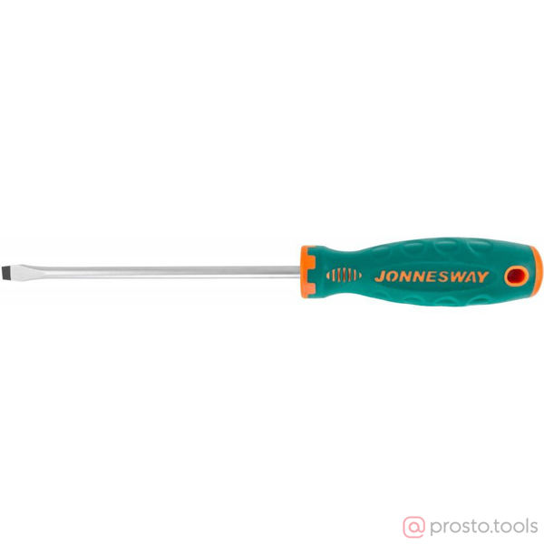 Изображение Отвертка шлицевая 175х8,0 ANTI-SLIP GRIP D71S8175 //JONNESWAY