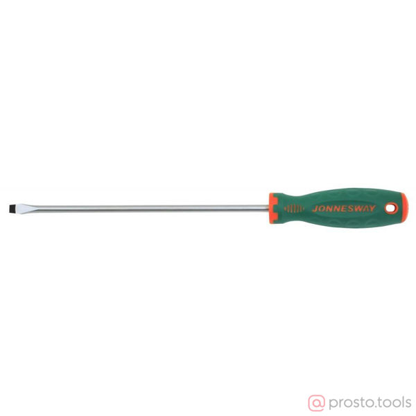 Изображение Отвертка шлицевая 250х8,0 ANTI-SLIP GRIP D71S8250 //JONNESWAY
