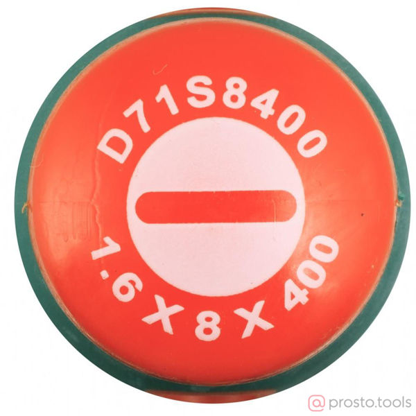 Изображение Отвертка шлицевая 400х8,0 ANTI-SLIP GRIP D71S8400 //JONNESWAY
