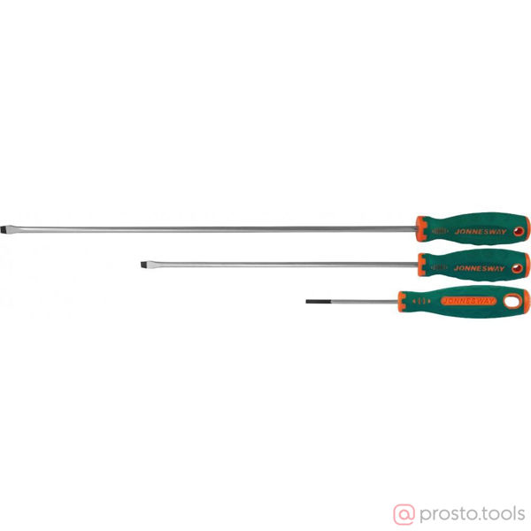 Изображение Отвертка шлицевая 500х8,0 ANTI-SLIP GRIP D71S8500 //JONNESWAY