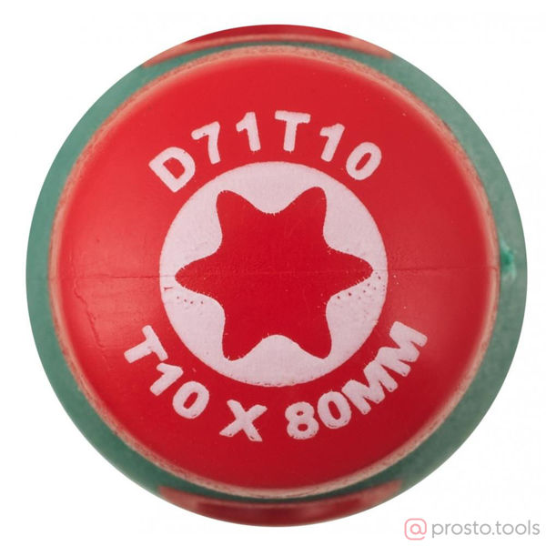 Изображение Отвертка Torx 80мм T10 ANTI-SLIP GRIP D71T10 //JONNESWAY