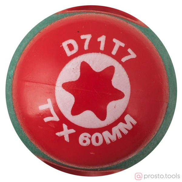 Изображение Отвертка Torx 60мм T7 ANTI-SLIP GRIP D71T7 //JONNESWAY