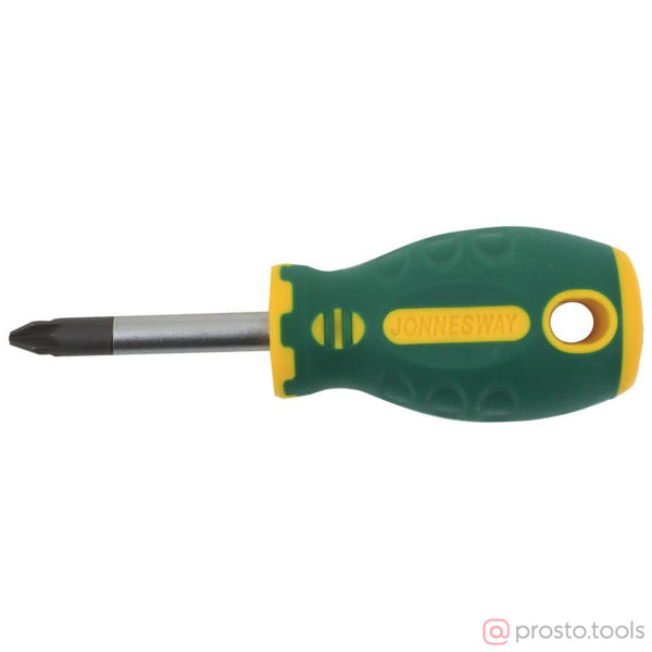 Изображение Отвертка крестовая 38мм PZ2 2-х комп. рукоятка POZIDRIV ANTI-SLIP GRIP D71Z238 //JONNESWAY