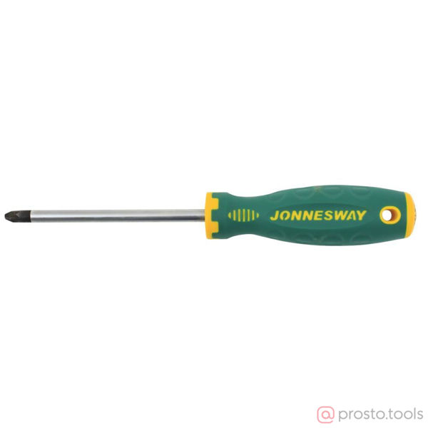 Изображение Отвертка крестовая 150мм PZ3 2-х комп. рукоятка POZIDRIV ANTI-SLIP GRIP D71Z3150 //JONNESWAY