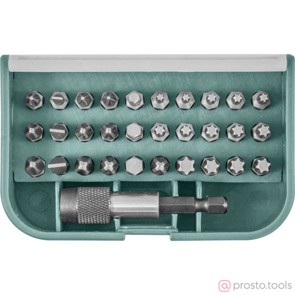 Изображение Набор вставок (бит) 1/4" TORX, HEX, PZ, PH, SLOT, 31 пр. DBT31B //JONNESWAY