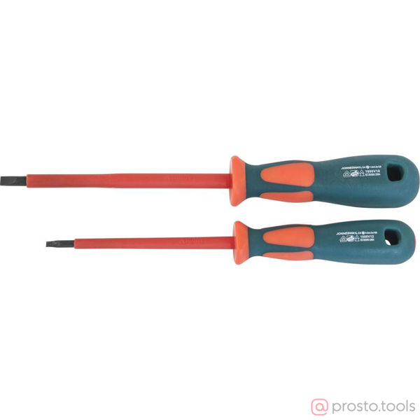 Изображение Отвертка шлицевая 75х2,5 (до 1000В) DV13S275 //JONNESWAY