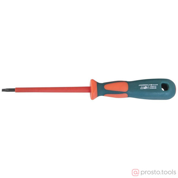 Изображение Отвертка шлицевая 100х4,0 (до 1000В) DV13S4100 //JONNESWAY