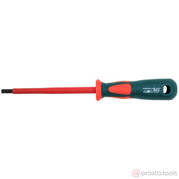 Изображение Отвертка шлицевая 125х5,5 (до 1000В) DV13S5125 //JONNESWAY