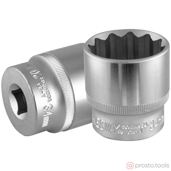 Изображение Головка торц. 1/2" 34мм 12-гран. S04H4934 //JONNESWAY