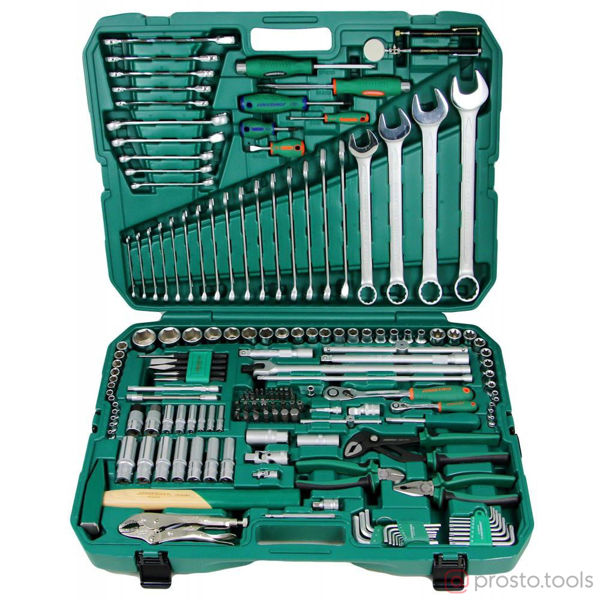 Изображение Набор инструмента 179 пр. пласт. кейс 1/4", 1/2" S04H524179S //JONNESWAY